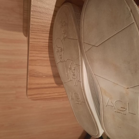 AGL Sade low-top leather sneakers 7.5US 37.5EU - Picture 5 of 9